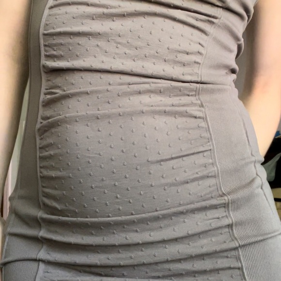 Intimately Free People Bodycon Shapewear Mini Dress Brown Strapless Adjustable - Picture 5 of 6